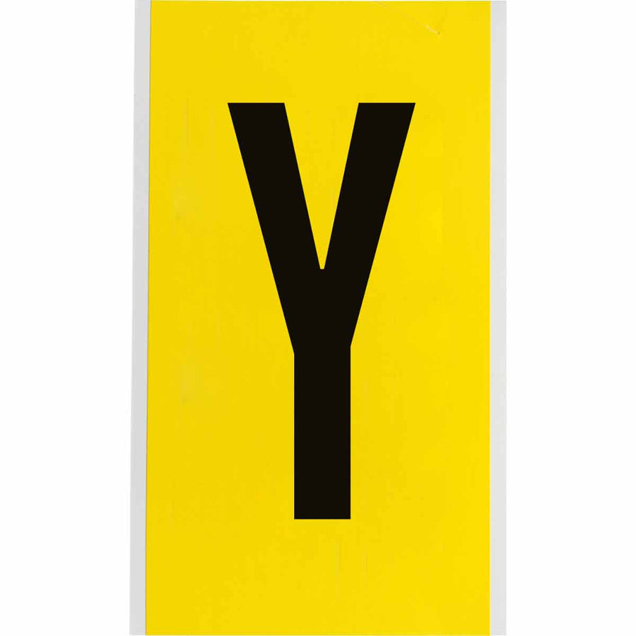 Brady 3470 - Y 34 Series Indoor Repositionable Numbers And Letters, 6 in, Letter Y MTESolutions