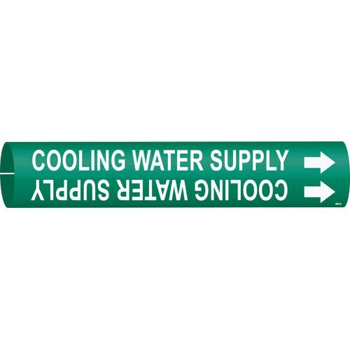 Brady 4044 - A Snap - On Cooling Water Supply Pipe Marker MTESolutions