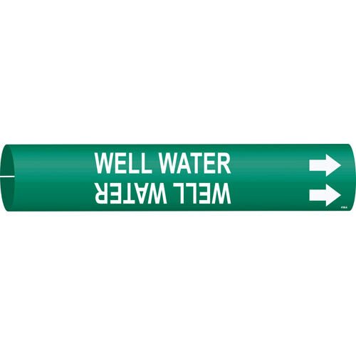Brady 4156 - A Well Water Snap - On Pipe Marker MTESolutions