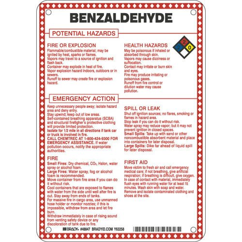 Brady 48847 Hazardous Material Sign MTESolutions