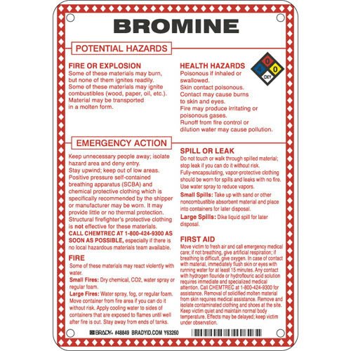 Brady 48849 Hazardous Material Sign MTESolutions