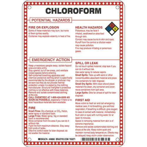 Brady 48860 Hazardous Material Sign MTESolutions