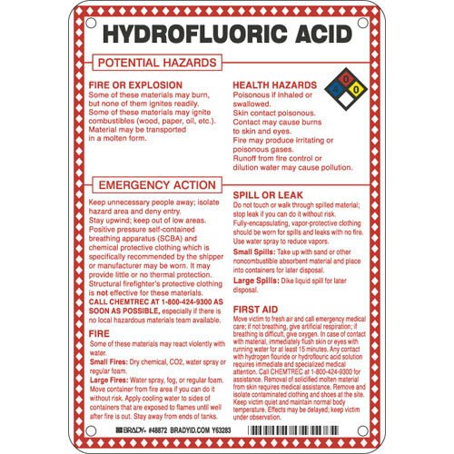 Brady 48872 Hazardous Material Sign MTESolutions