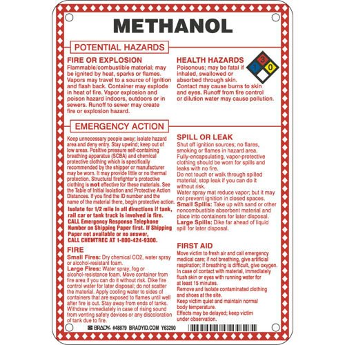 Brady 48879 Hazardous Material Sign MTESolutions