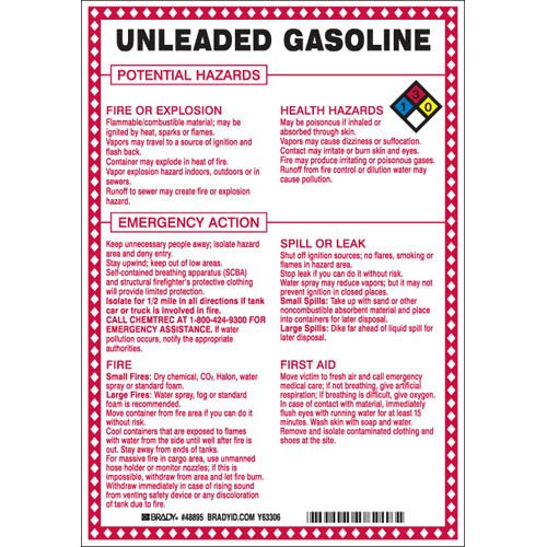 Brady 48895 Hazardous Material Sign MTESolutions