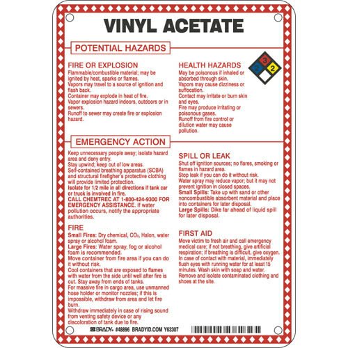 Brady 48896 Hazardous Material Sign MTESolutions
