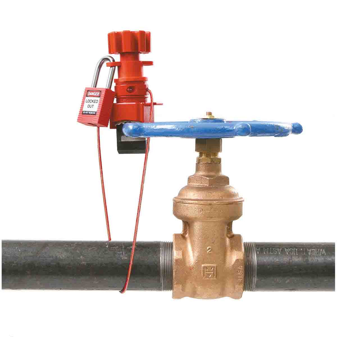 Brady 51395, Universal Valve Lockout Component - Cable Attachment with 8' Sheathed Cable MTESolutions