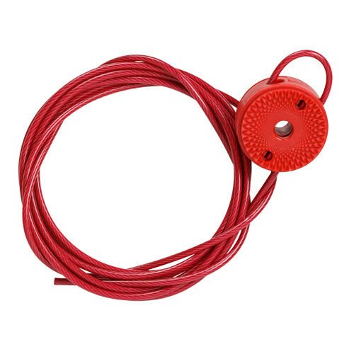 Brady 51395, Universal Valve Lockout Component - Cable Attachment with 8' Sheathed Cable MTESolutions