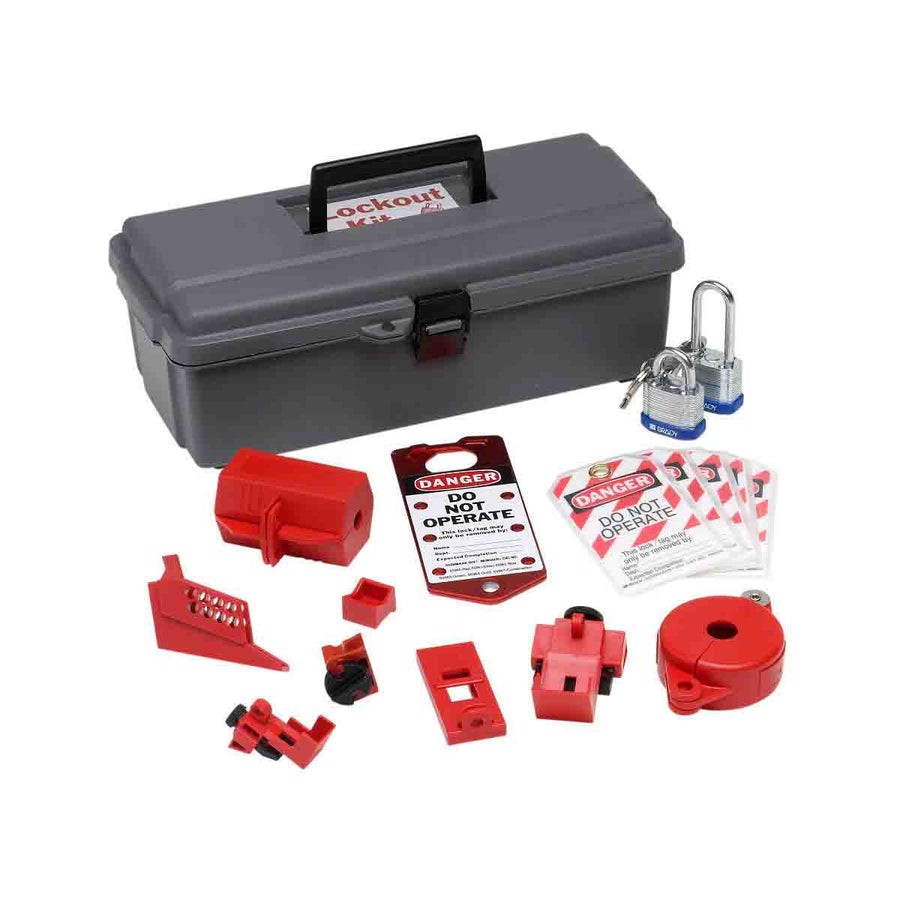 Brady 65289 Lockout Tool Box W - Components *DISCONTINUED* MTESolutions