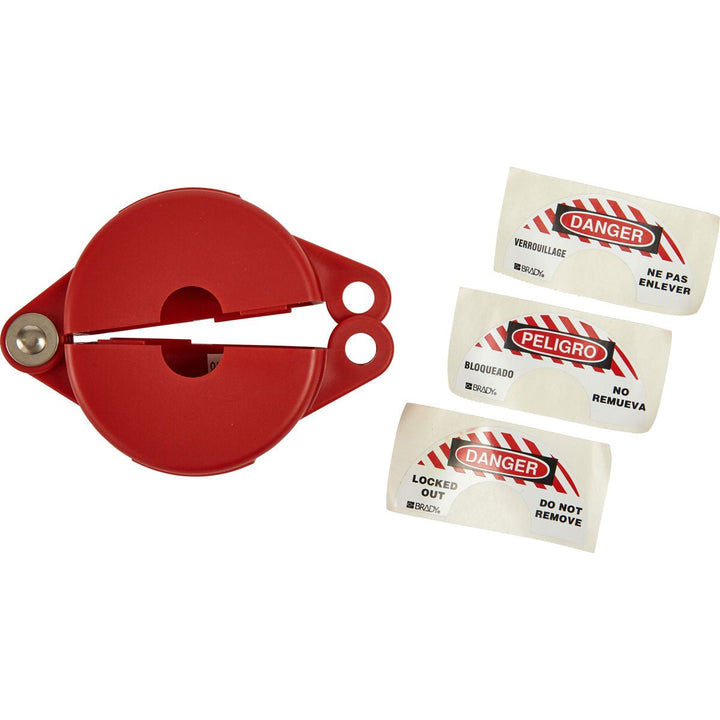 Brady 65561 Small Gate Valve Lockout, Valve Wheel Diameter Range 2.5 - 5 inch MTESolutions