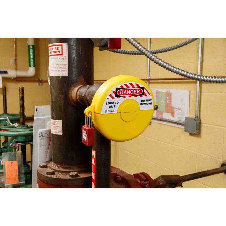 Brady 65594 Xl Gate Valve Lockout, Valve Wheel Diameter Range - 10 - 13 inch MTESolutions