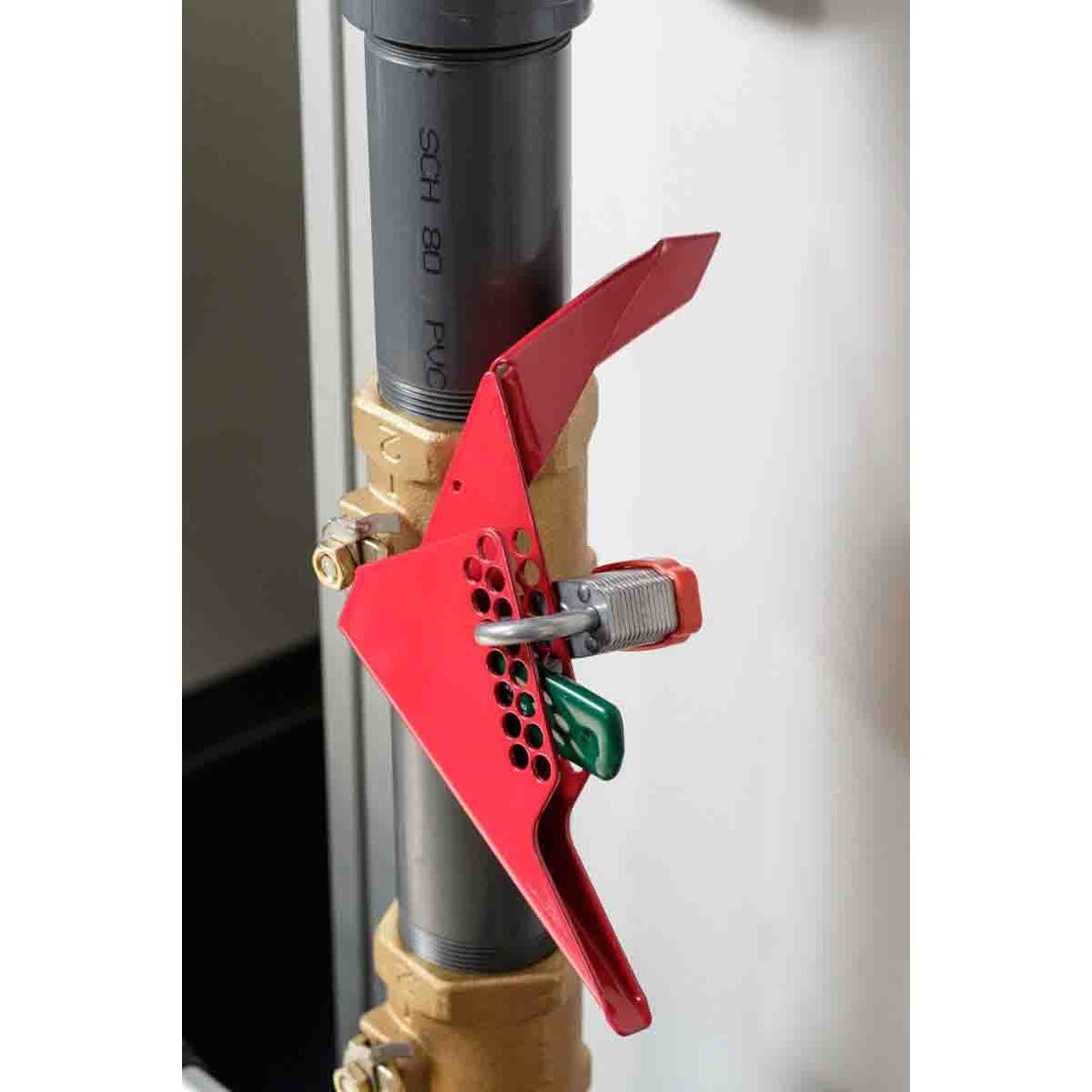 Brady 65669 Large Ball Valve Lockout, Valve Size Range 1.25 - 3 inch MTESolutions