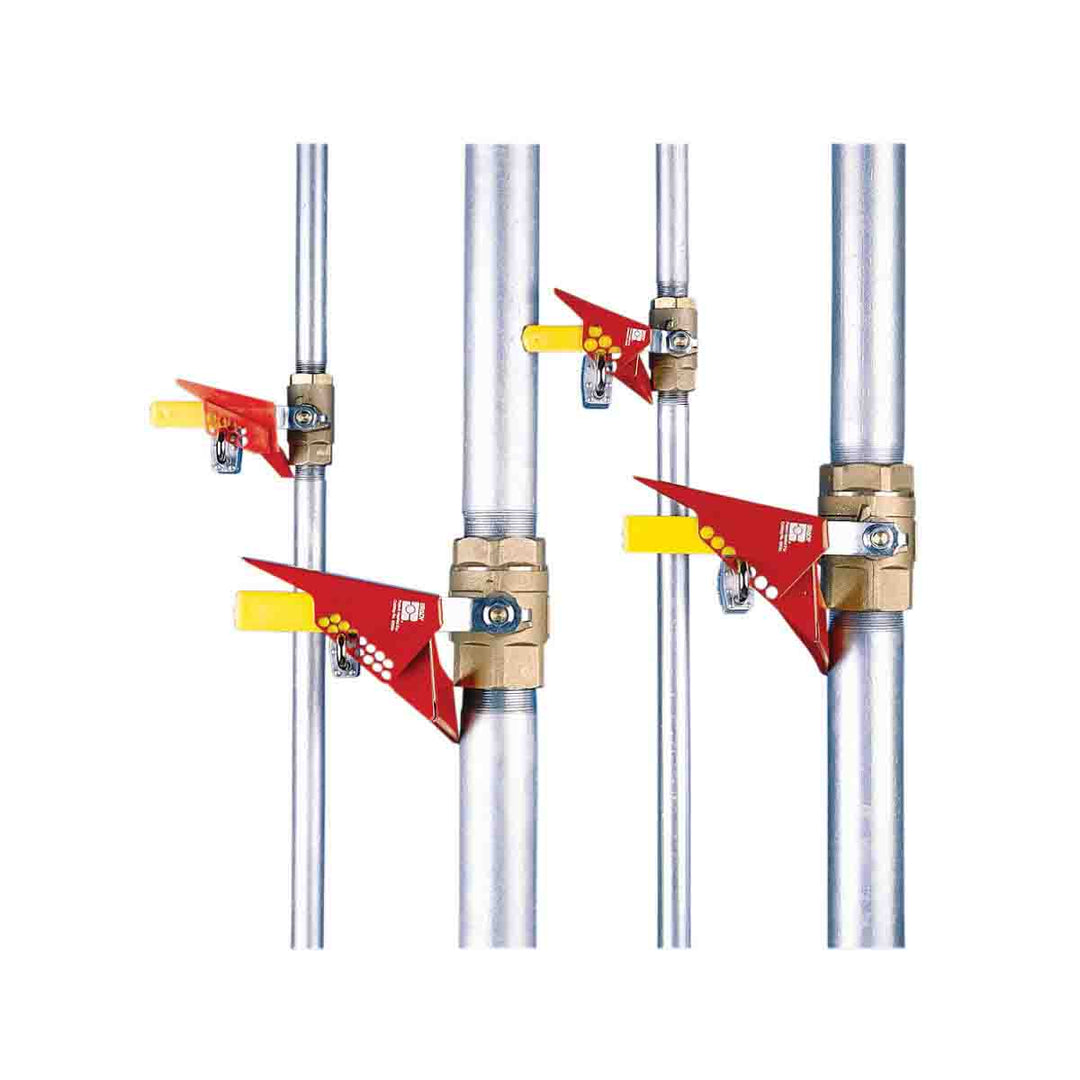 Brady 65669 Large Ball Valve Lockout, Valve Size Range 1.25 - 3 inch MTESolutions
