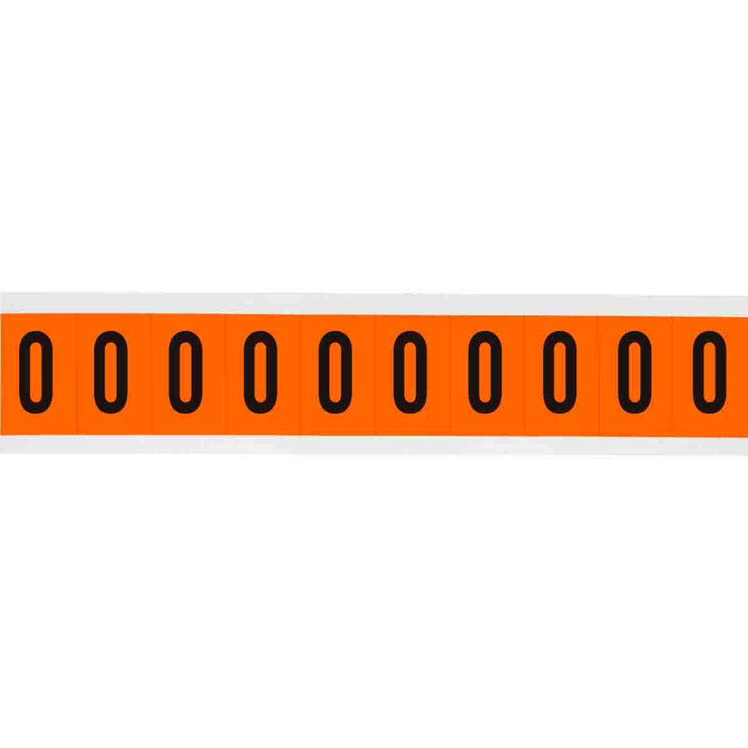 Brady 6570 - 0 APWA Outdoor Utility Numbers & Letters, 2 in, Number 0 MTESolutions
