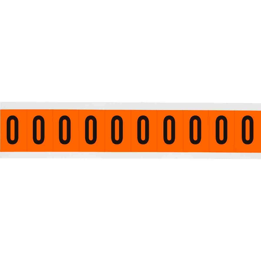 Brady 6570 - 0 APWA Outdoor Utility Numbers & Letters, 2 in, Number 0 MTESolutions
