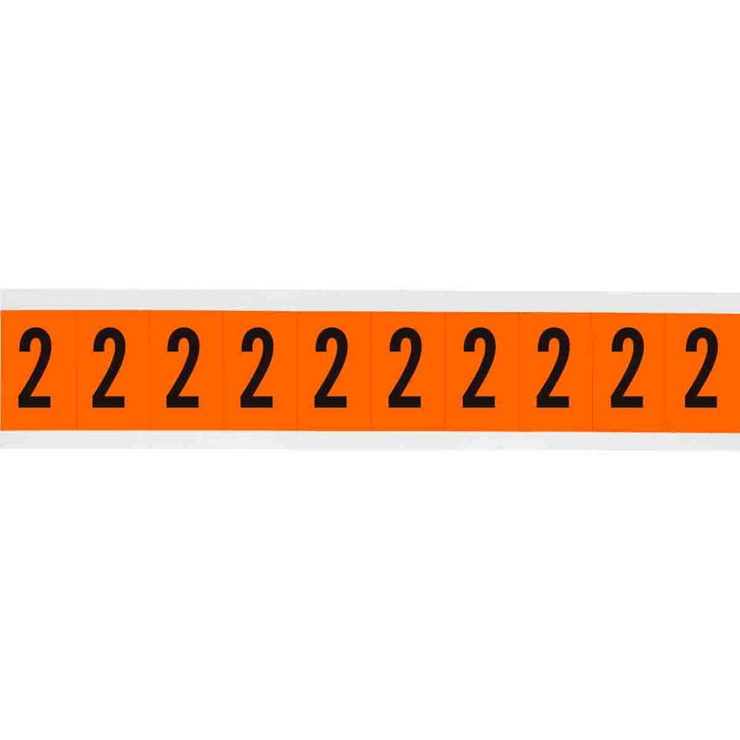 Brady 6570 - 2 APWA Outdoor Utility Numbers & Letters, 2 in, Number 2 MTESolutions