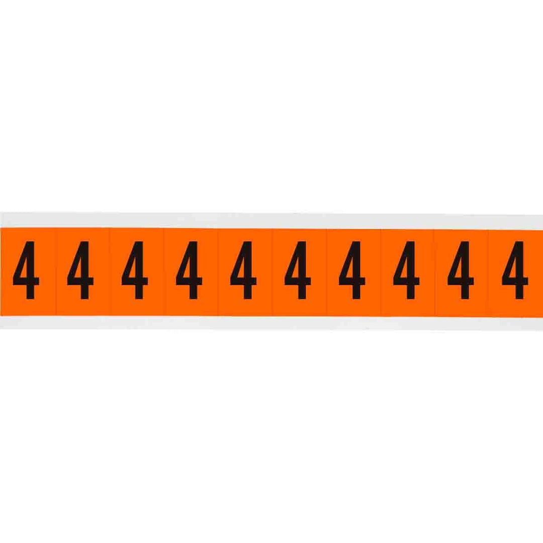 Brady 6570 - 4 APWA Outdoor Utility Numbers & Letters, 2 in, Number 4 MTESolutions