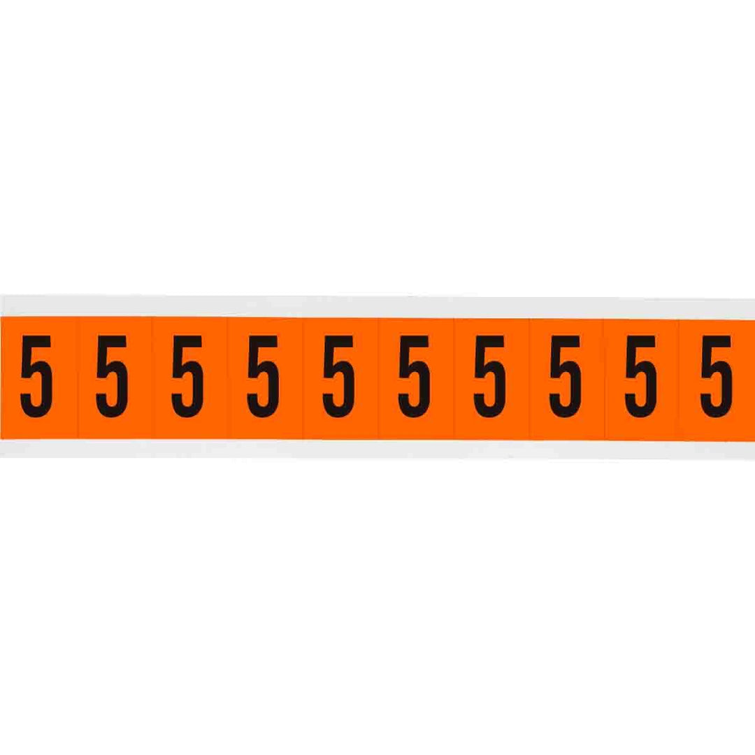 Brady 6570 - 5 APWA Outdoor Utility Numbers & Letters, 2 in, Number 5 MTESolutions