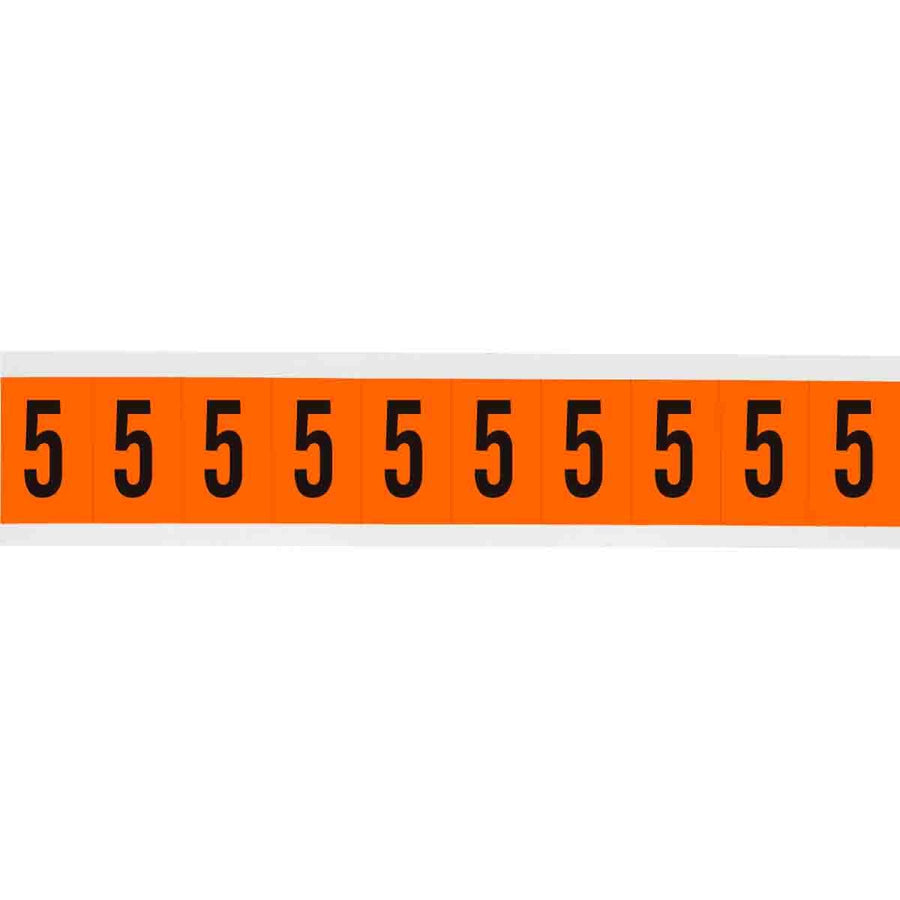 Brady 6570 - 5 APWA Outdoor Utility Numbers & Letters, 2 in, Number 5 MTESolutions