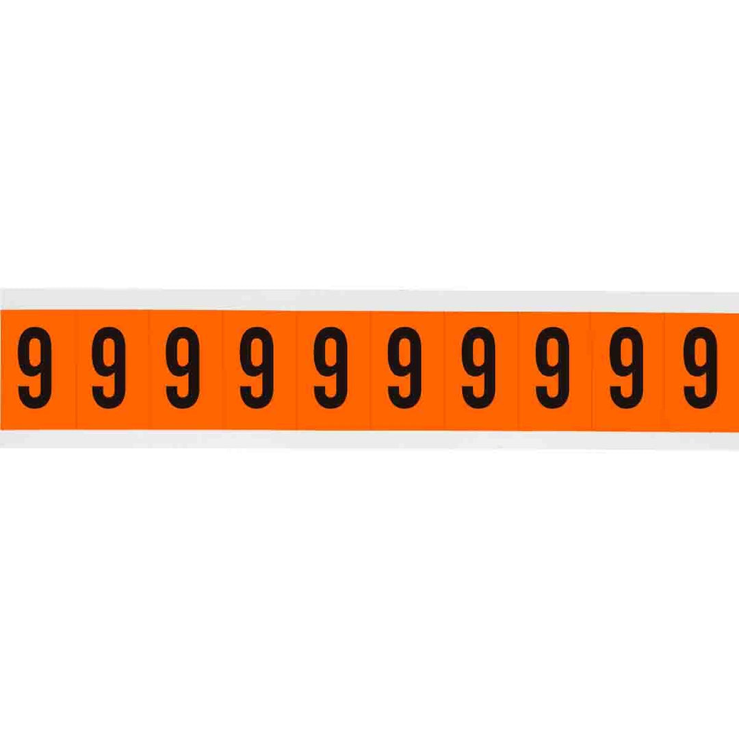 Brady 6570 - 9 APWA Outdoor Utility Numbers & Letters, 2 in, Number 9 MTESolutions