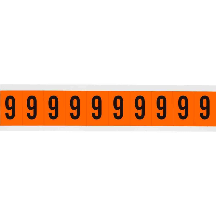 Brady 6570 - 9 APWA Outdoor Utility Numbers & Letters, 2 in, Number 9 MTESolutions