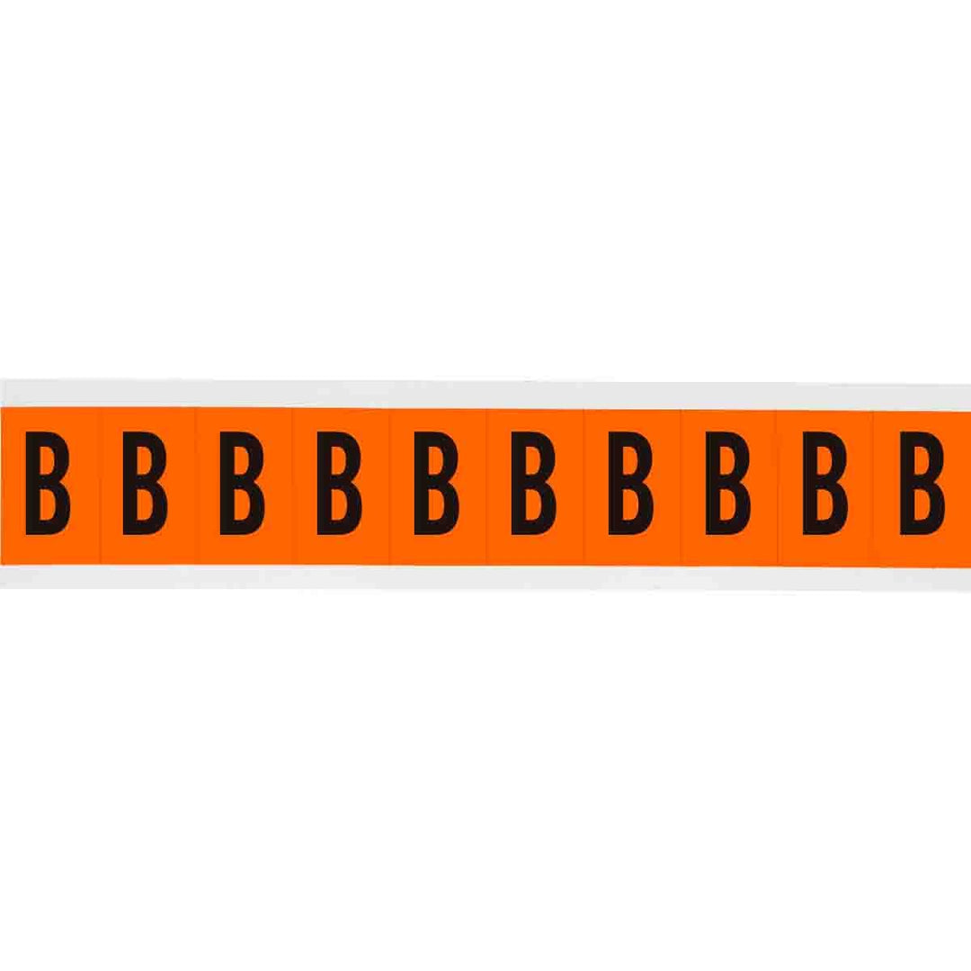 Brady 6570 - B APWA Outdoor Utility Numbers & Letters, 2 in, Letter B MTESolutions