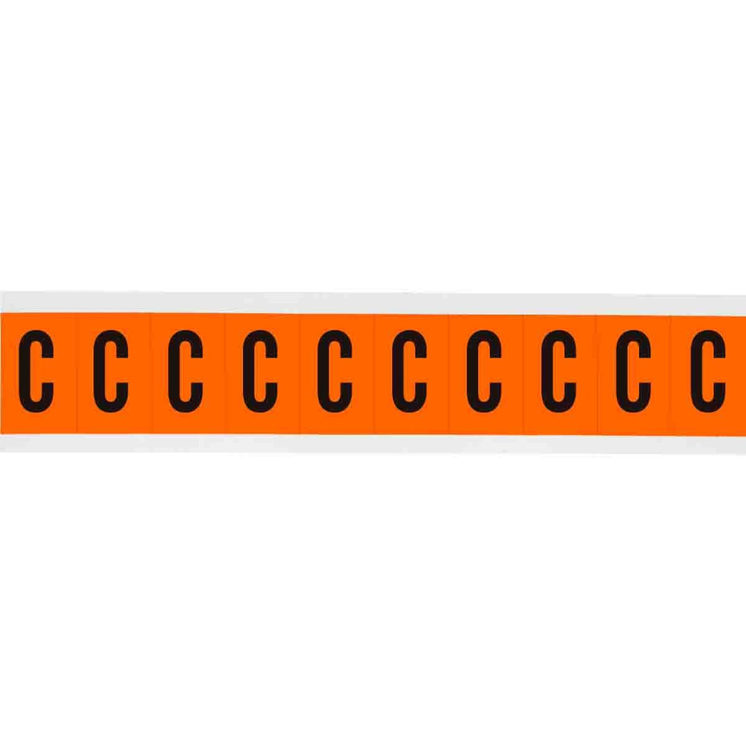 Brady 6570 - C APWA Outdoor Utility Numbers & Letters, 2 in, Letter C MTESolutions