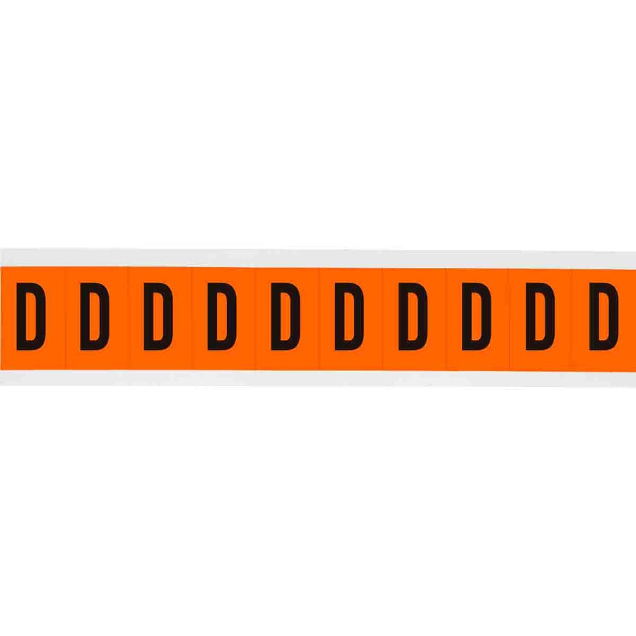 Brady 6570 - D APWA Outdoor Utility Numbers & Letters, 2 in, Letter D MTESolutions
