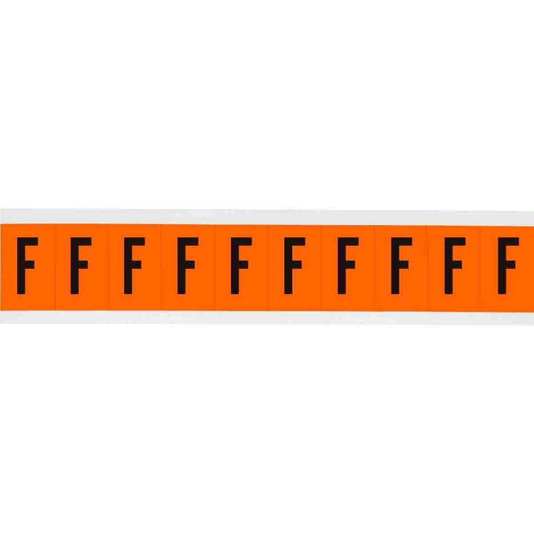 Brady 6570 - F APWA Outdoor Utility Numbers & Letters, 2 in, Letter F MTESolutions