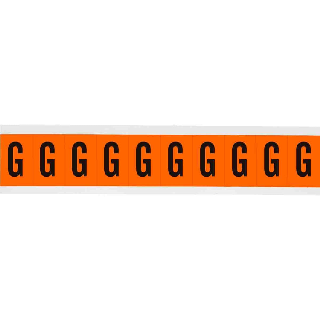 Brady 6570 - G APWA Outdoor Utility Numbers & Letters, 2 in, Letter G MTESolutions