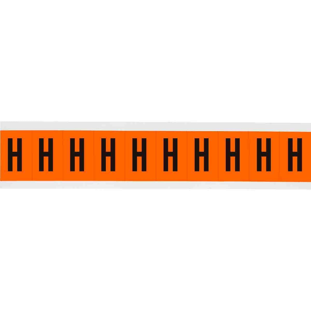 Brady 6570 - H APWA Outdoor Utility Numbers & Letters, 2 in, Letter H MTESolutions
