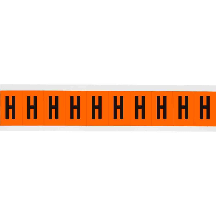 Brady 6570 - H APWA Outdoor Utility Numbers & Letters, 2 in, Letter H MTESolutions