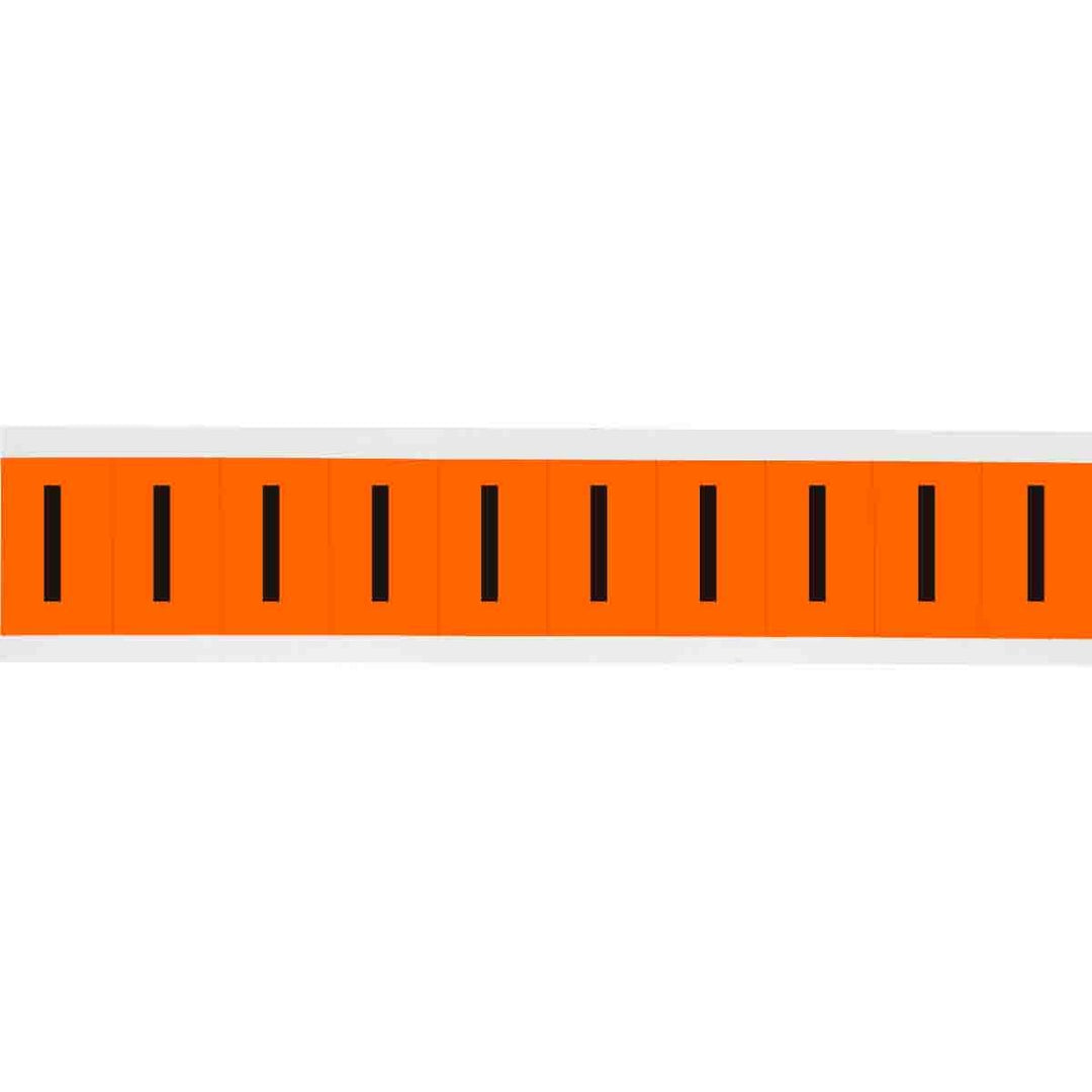 Brady 6570 - I APWA Outdoor Utility Numbers & Letters, 2 in, Letter I MTESolutions