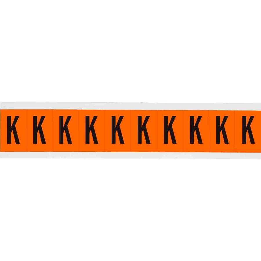 Brady 6570 - K APWA Outdoor Utility Numbers & Letters, 2 in, Letter K MTESolutions