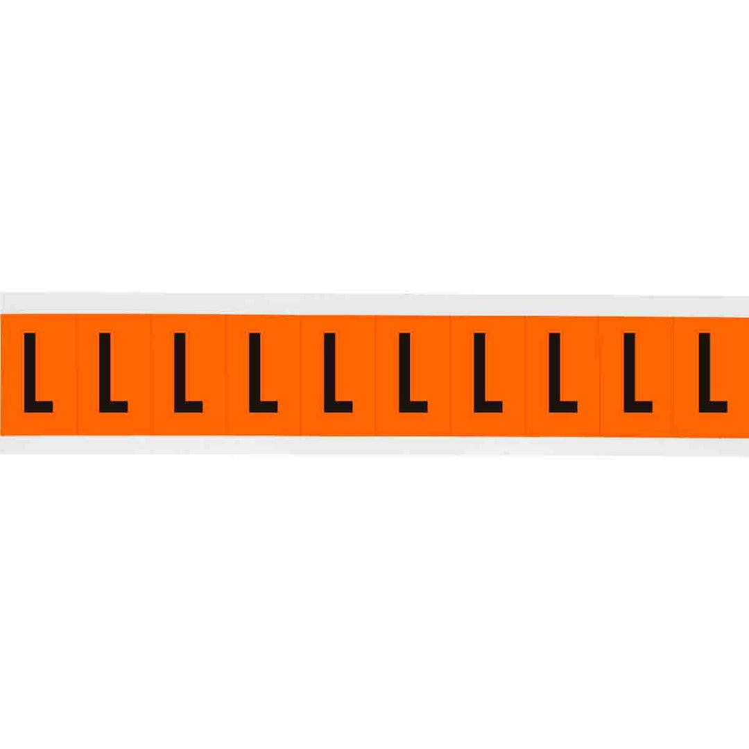 Brady 6570 - L APWA Outdoor Utility Numbers & Letters, 2 in, Letter L MTESolutions