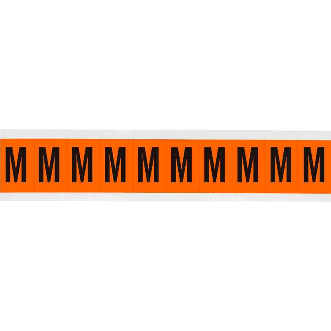 Brady 6570 - M APWA Outdoor Utility Numbers & Letters, 2 in, Letter M MTESolutions