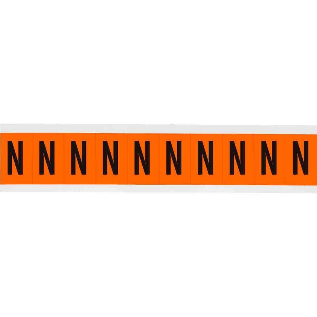 Brady 6570 - N APWA Outdoor Utility Numbers & Letters, 2 in, Letter N MTESolutions