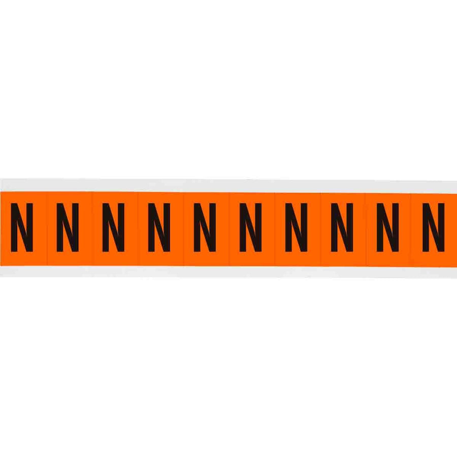 Brady 6570 - N APWA Outdoor Utility Numbers & Letters, 2 in, Letter N MTESolutions