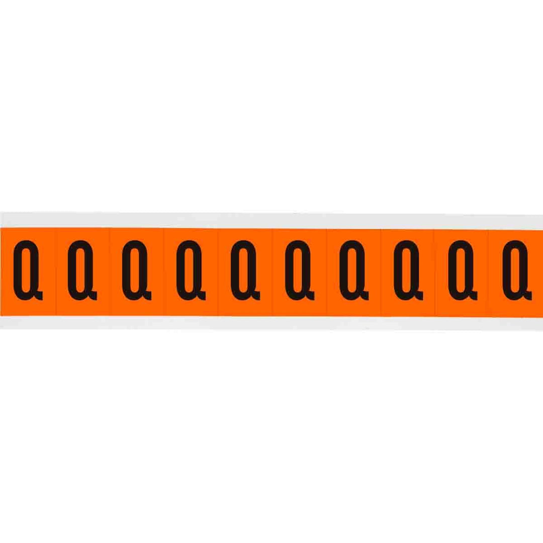 Brady 6570 - Q APWA Outdoor Utility Numbers & Letters, 2 in, Letter Q MTESolutions