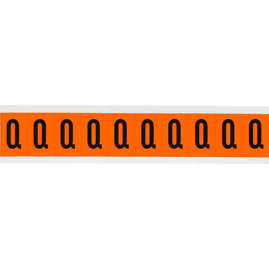 Brady 6570 - Q APWA Outdoor Utility Numbers & Letters, 2 in, Letter Q MTESolutions