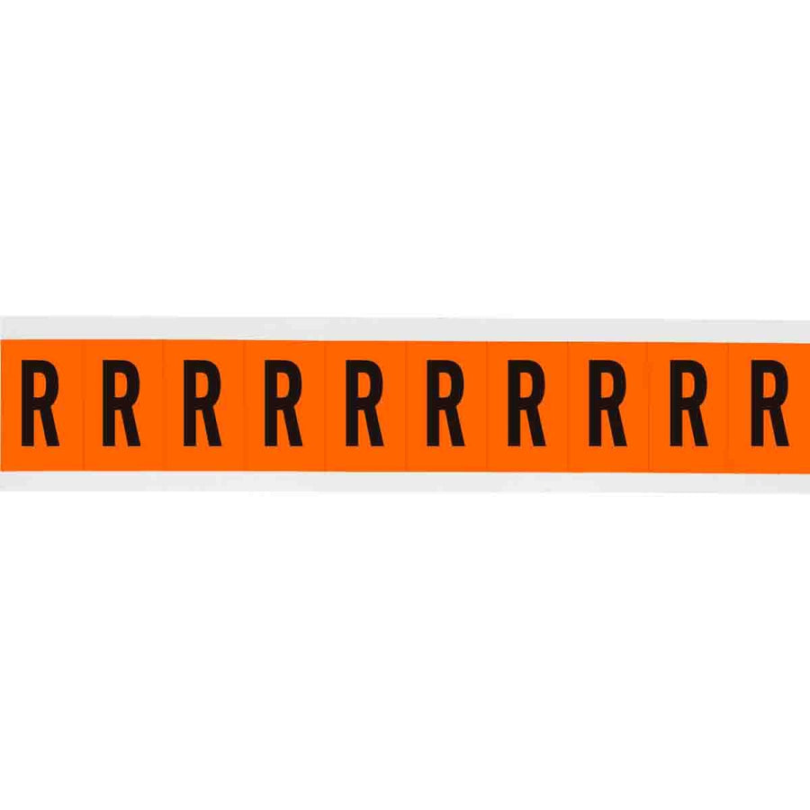 Brady 6570 - R APWA Outdoor Utility Numbers & Letters, 2 in, Letter R MTESolutions