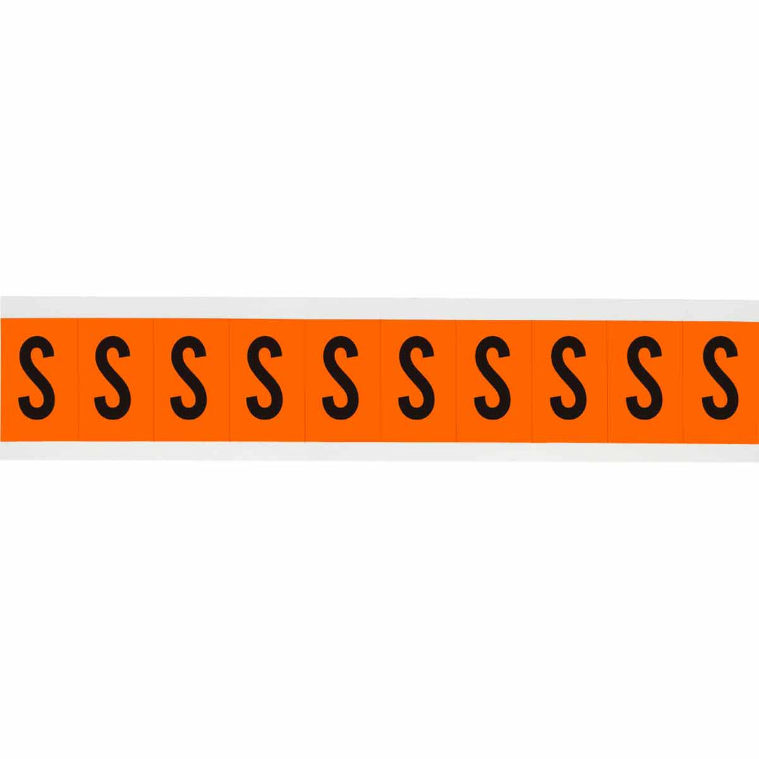 Brady 6570 - S APWA Outdoor Utility Numbers & Letters, 2 in, Letter S MTESolutions
