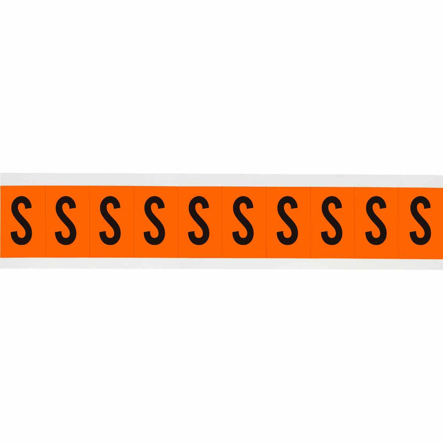 Brady 6570 - S APWA Outdoor Utility Numbers & Letters, 2 in, Letter S MTESolutions