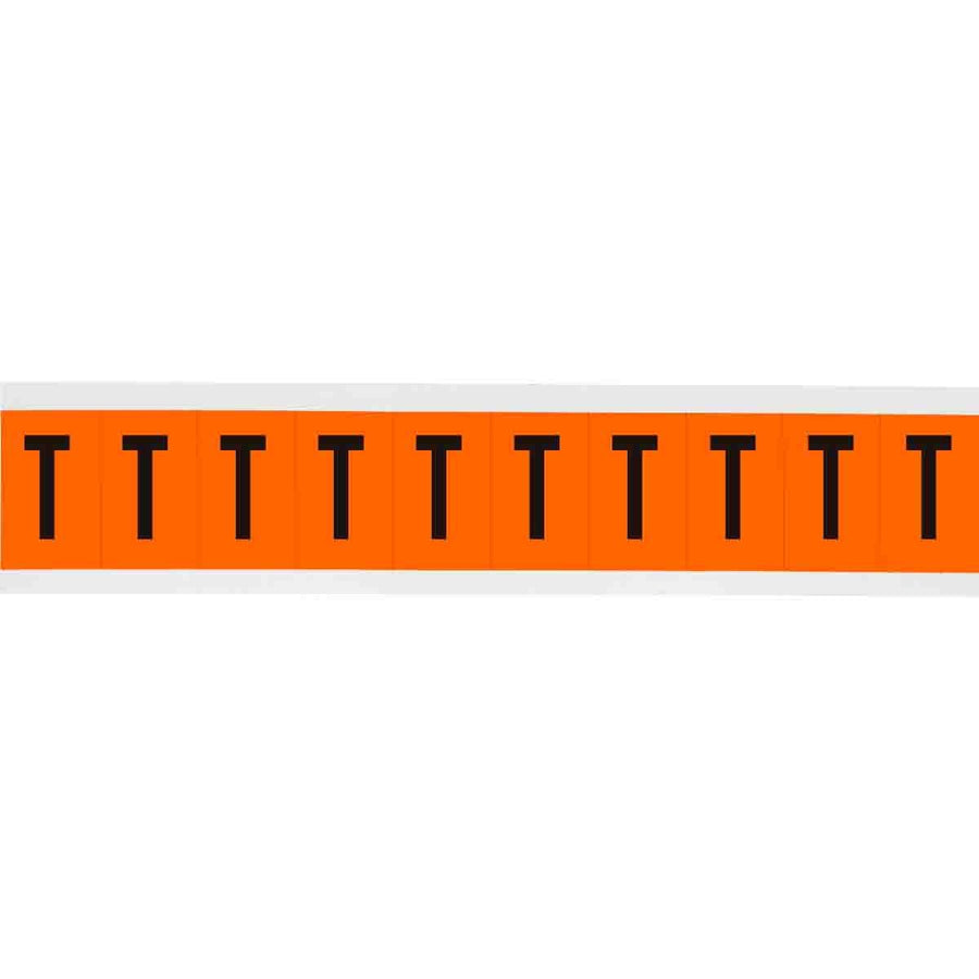 Brady 6570 - T APWA Outdoor Utility Numbers & Letters, 2 in, Letter T MTESolutions