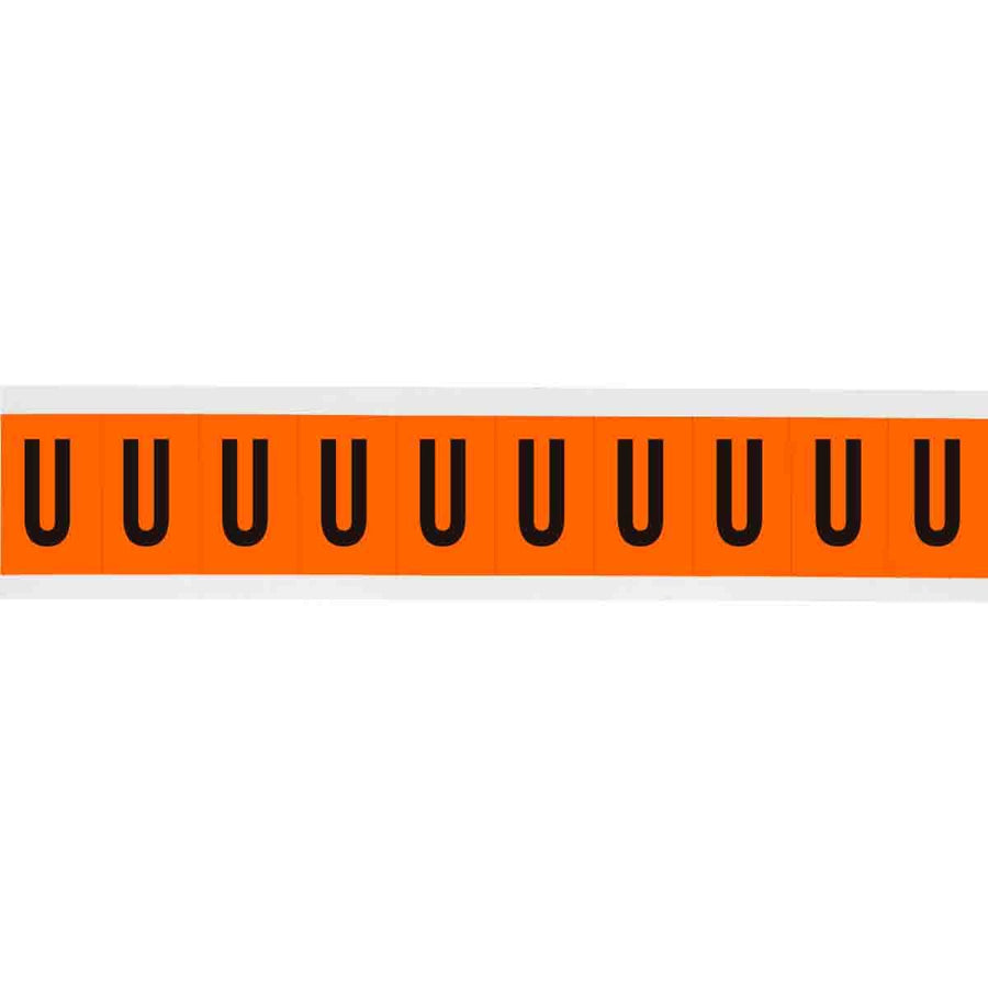 Brady 6570 - U APWA Outdoor Utility Numbers & Letters, 2 in, Letter U MTESolutions