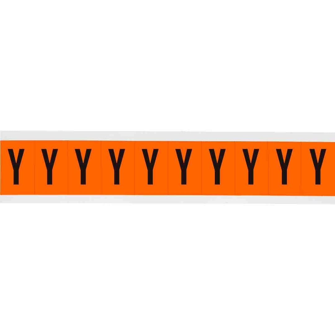 Brady 6570 - Y APWA Outdoor Utility Numbers & Letters, 2 in, Letter Y MTESolutions