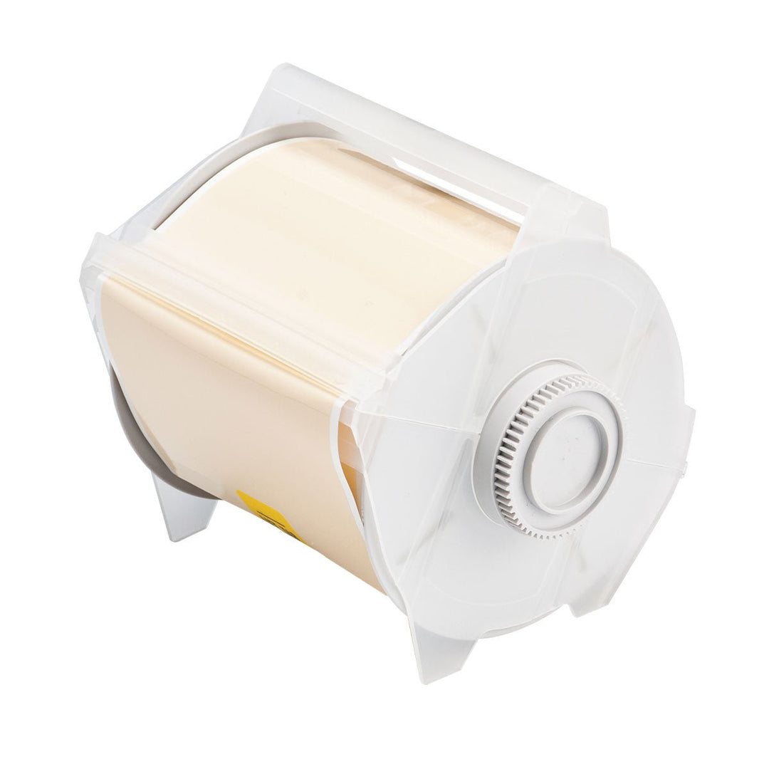 Brady 76602 GlobalMark Continuous High Performance Polyester Labels, Tan, 4 in x 100 ft MTESolutions