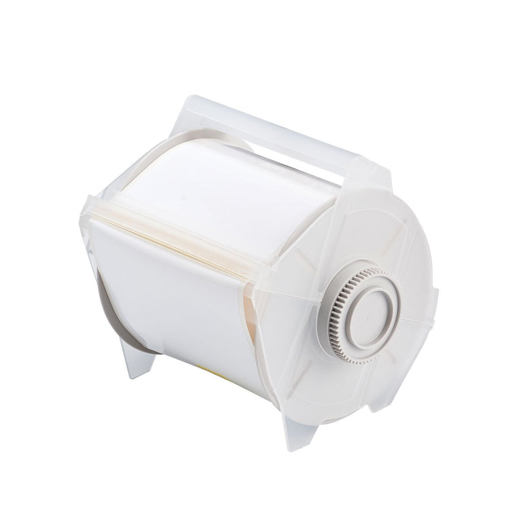 Brady 76614 GlobalMark Continuous High Performance Polyester Labels, White, 4 in x 100 ft MTESolutions