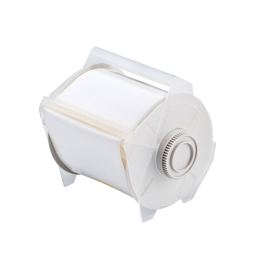 Brady 76614 GlobalMark Continuous High Performance Polyester Labels, White, 4 in x 100 ft MTESolutions