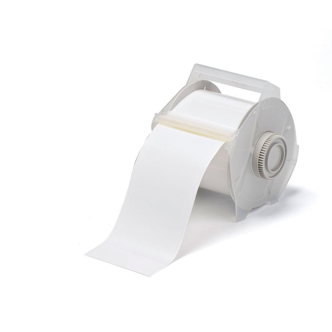 Brady 76616 GlobalMark Continuous High Performance Polyester Labels, White, 2.25 in x 100 ft MTESolutions